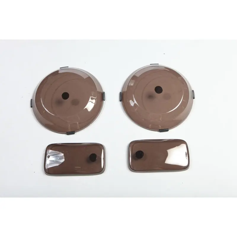 Limited Offer Rugged Ridge Headlight&Turn Signal Cover Set Smoke 97-06TJ