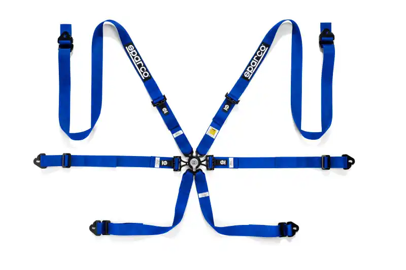 Special Discount Sparco Belt 6 Pnt 2in Pd Blue