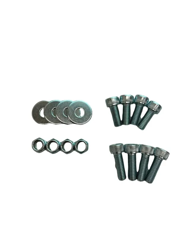 Top Pick Sparco Seat Hardware Spacer Kit Bottom Mount - Silver Zinc