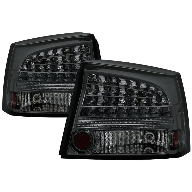 Buy Online Spyder Dodge Charger 06-08 LED Tail Lights Smoke ALT-YD-DCH05-LED-SM