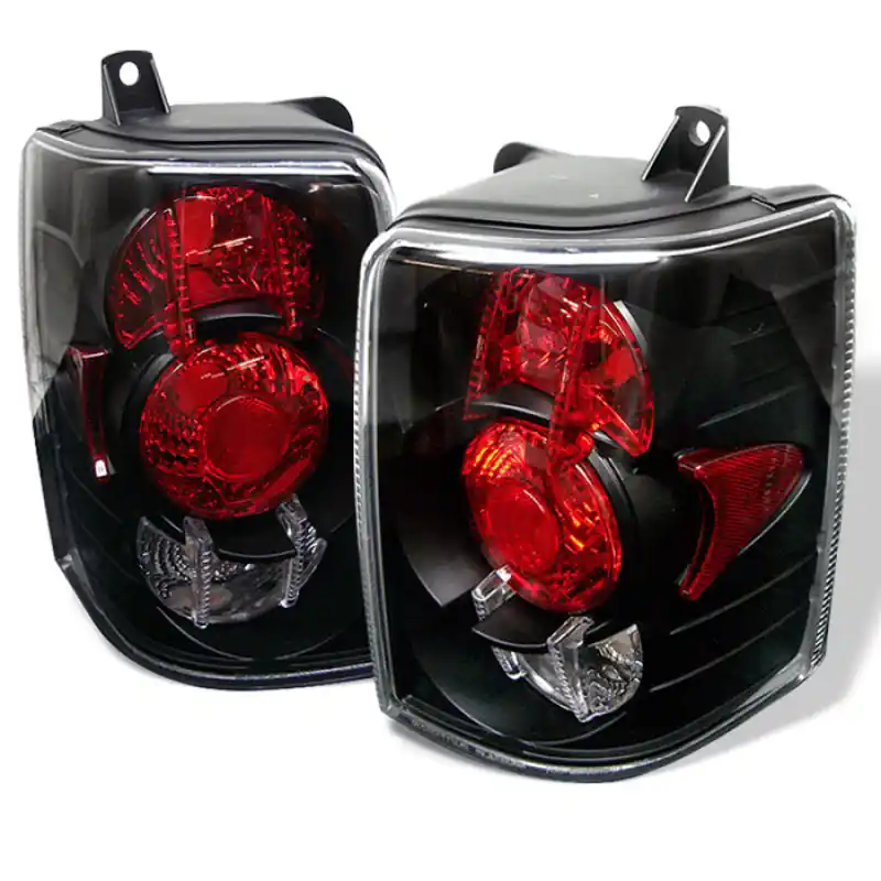 Express Delivery Spyder Jeep Grand Cherokee 93-98 Euro Style Tail Lights Black ALT-YD-JGC93-BK
