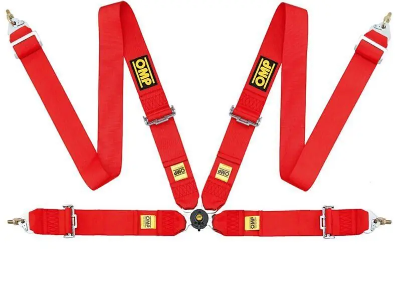 Viral OMP Safety Harness First 3In 4 Points Red Fia 8854/98