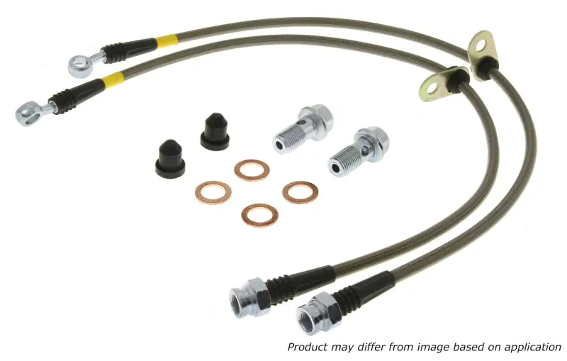 Best Choice StopTech 89-98 Nissan 240SX (300ZX Upgrade) Rear Stainless Steel Brake Lines