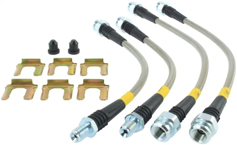Warranty Included StopTech 4/90-99 Mistsubishi 3000GT Stainless Steel Front Brake lines
