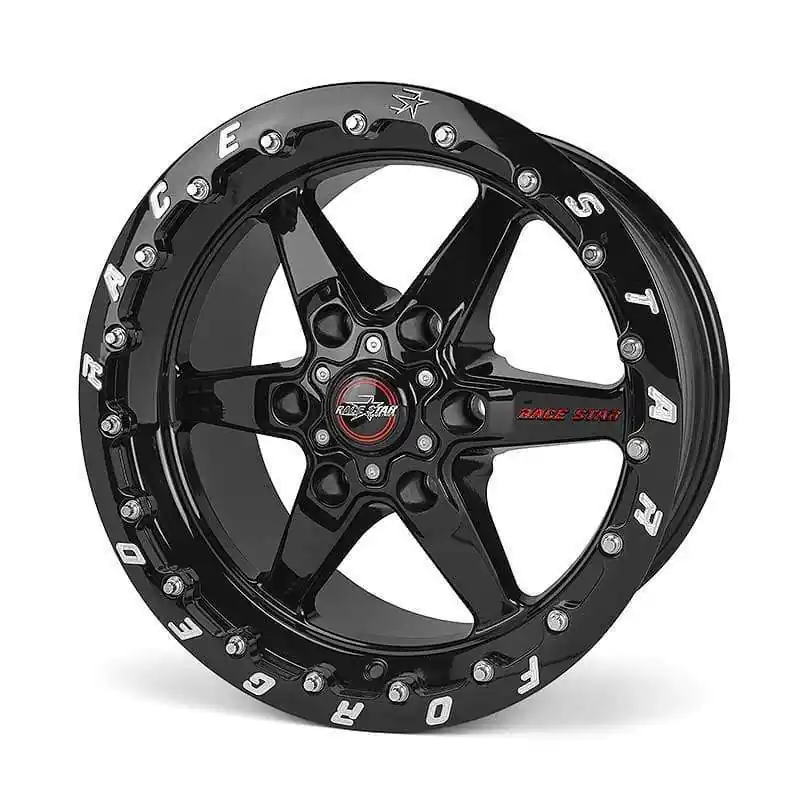 Best Price Race Star 93 Truck Star 17x9.50 6x5.50bc 6.125bs Gloss Black Wheel - Single Beadlock