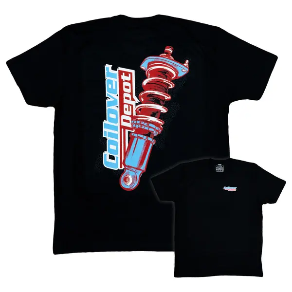 Coilover Depot Coilover logo graphic tee Fast Shipping