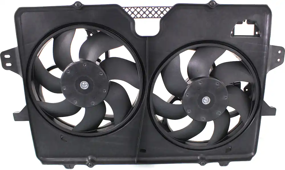Worldwide Shipping Replace Dual Radiator and Condenser Fan Assembly